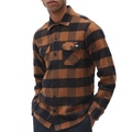 Dickies camica da adulto unisex in flanella di cotone New Sacramento DK0A4XDZB00 marrone