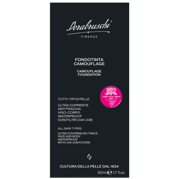 DORABRUSCHI FONDOTINTA ULTRA COPRENTE CAMOUFLAGE 4 50 ML