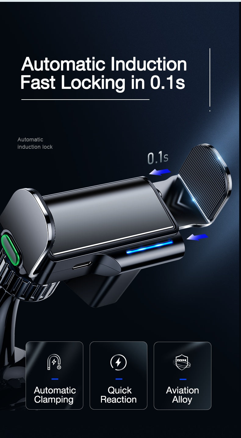 Accessori per auto multifunzionali a induzione con tecnologia Black per il cruscotto e la navigazione