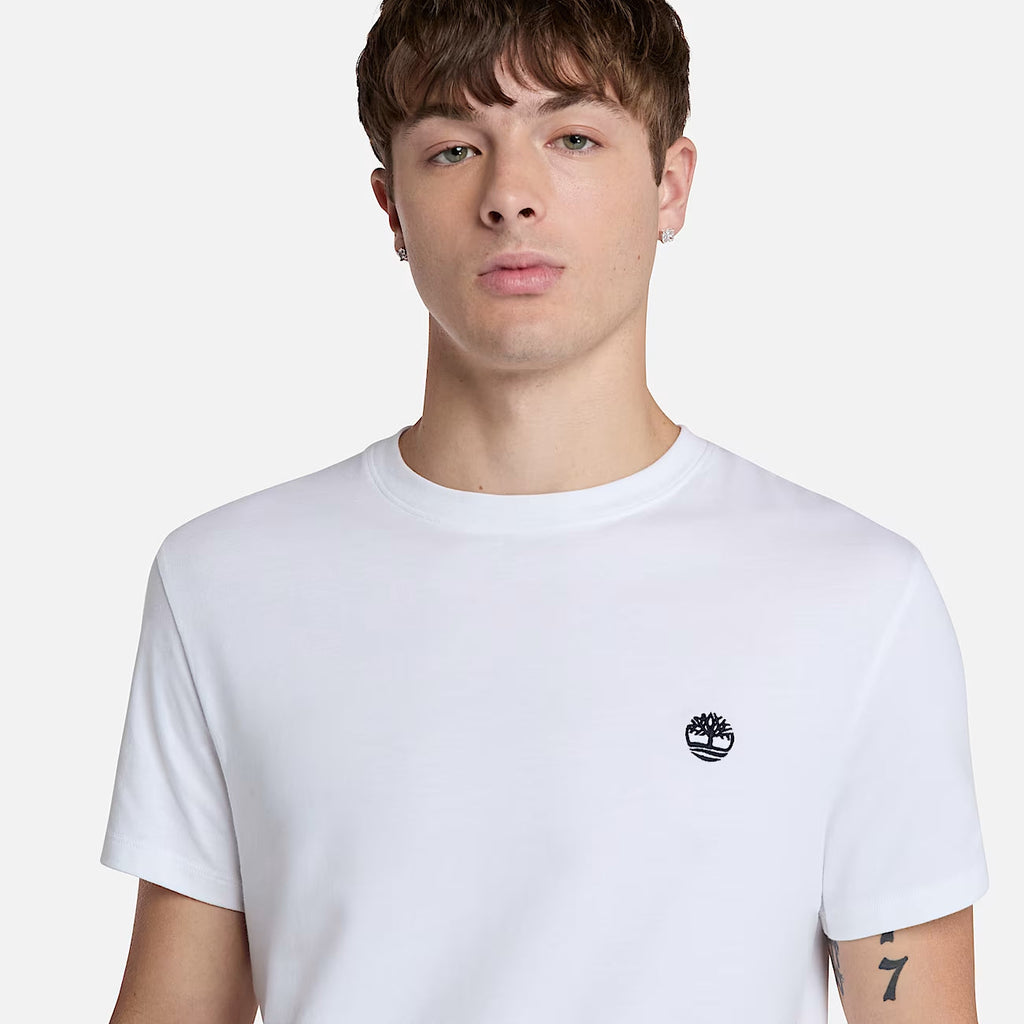 Timberland T-shirt Uomo Dunstan River TB0A2BPR 100 Bianco
