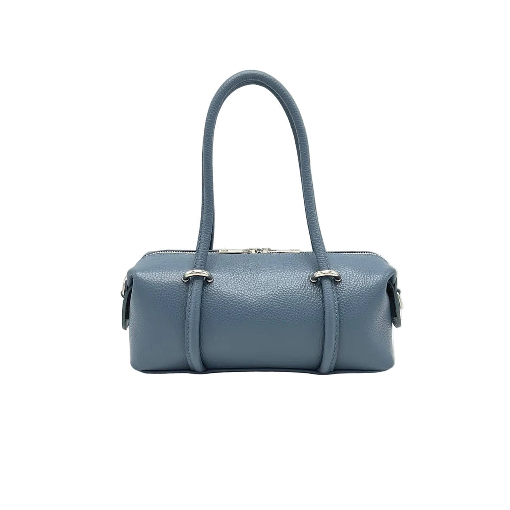 Small East-West Boston Bag in Pebbled Leather