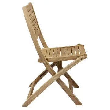 Sedia pieghevole Mirage in teak marrone Dimensioni: cm 42 x 51 x 85 h