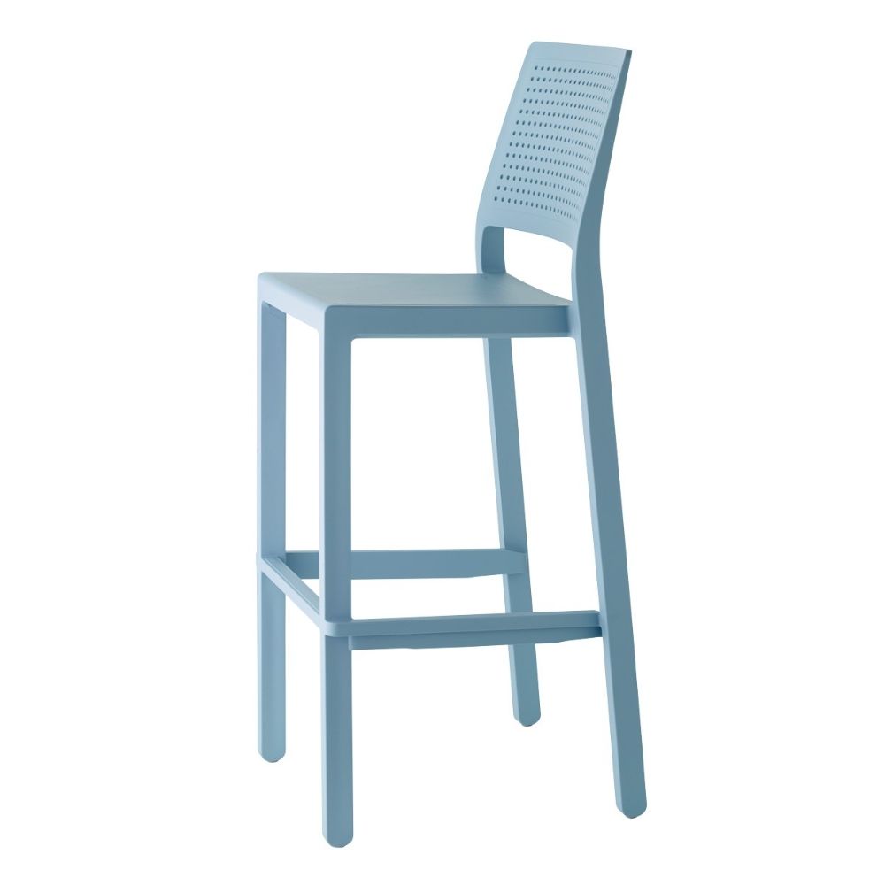 Sgabello Scab Emi - Design Forato Impilabile H65/H75 Made in Italy