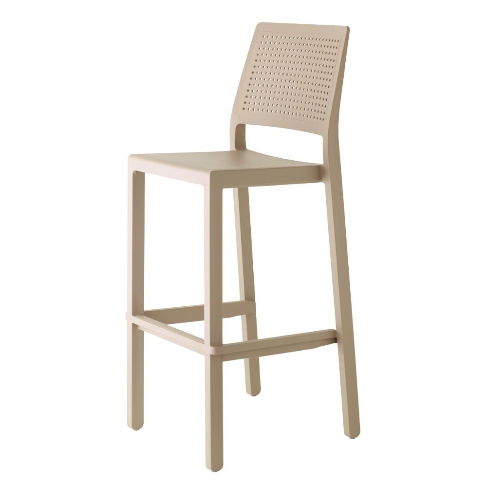 Sgabello Scab Emi - Design Forato Impilabile H65/H75 Made in Italy