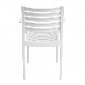 Poltrona in polipropilene impilabile Eveline - Dimensioni: 58.5x55.2x84cm