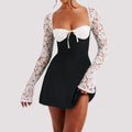 Abiti da donna: abiti lunghi in pizzo per il 2000, abiti corti sexy con allacciatura sul retro in stile corsetto
