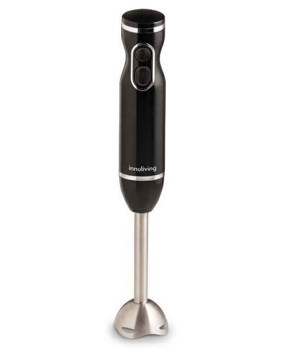 Frullatore a Immersione 400W Nero Acciaio