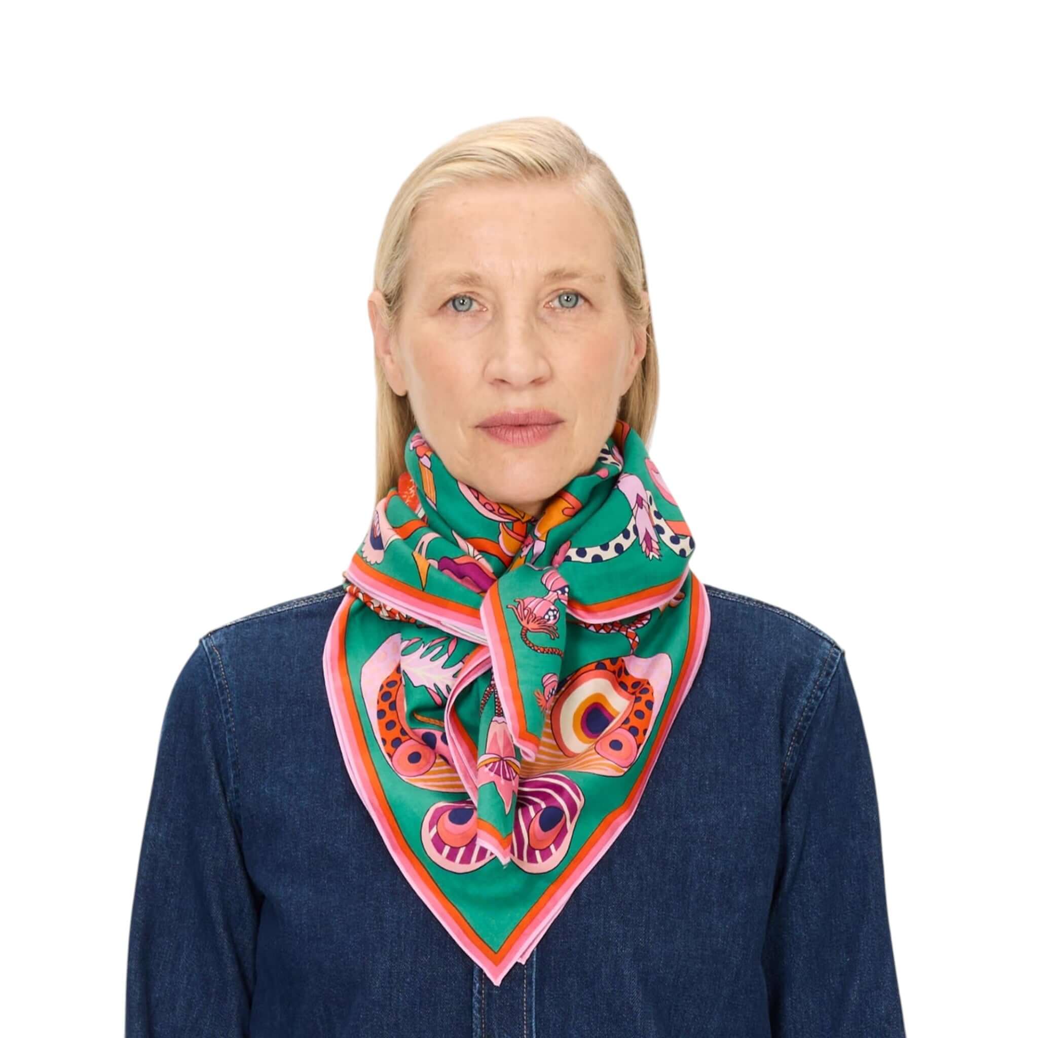 Foulard Quadrato Botanique