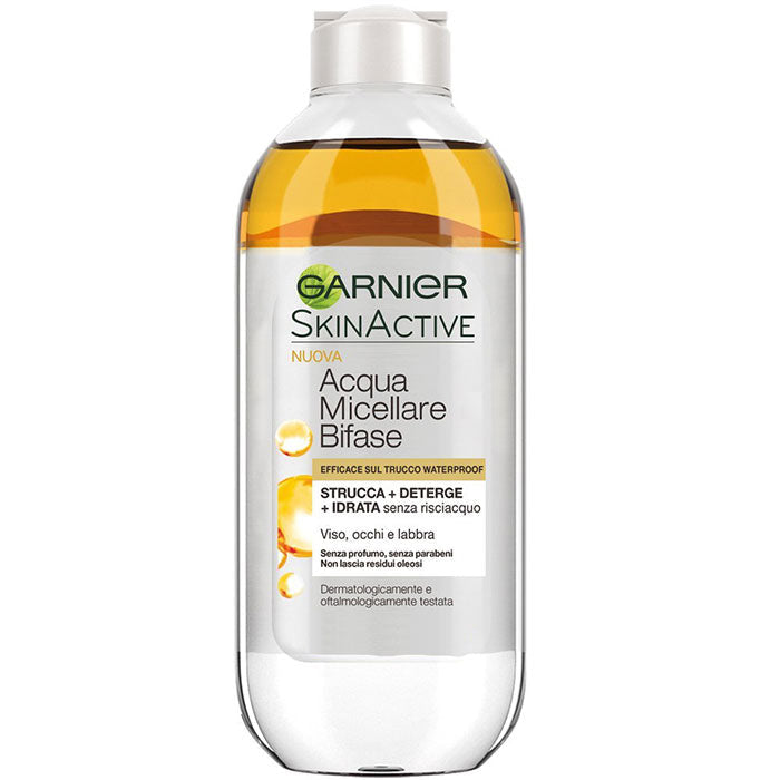 GARNIER SKIN ACTIVE ACQUA MICELLARE BIFASE CON OLIO ARGAN 100 ML