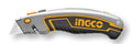 Cutter Professionale Ingco con 6 Lame di Ricambio SK5 61x19 mm