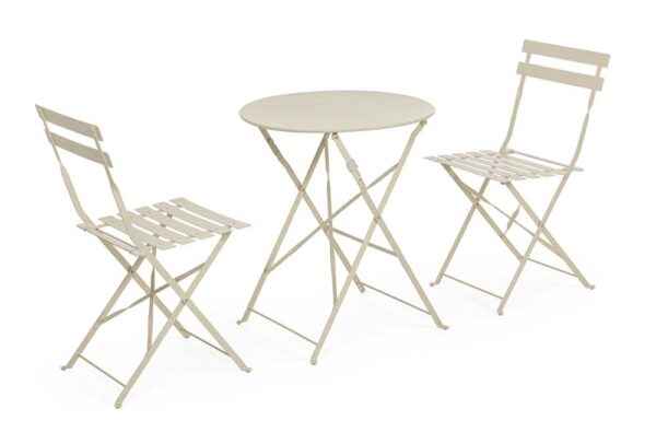Set Bistrot Austin 3 pezzi (1 tavolo + 2 sedie)