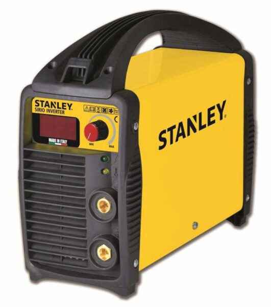 Saldatrice inverter Stanley Sirio 210 190A 5kW, valigetta e accessori