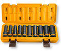 Set 10 Bussole Impatto Profondo 1/2" Cr-Mo 10-24mm L.78mm