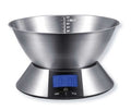 Bilancia da Cucina Digitale in Acciaio Inox 5 Kg con Ciotola