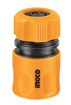 Raccordo rapido 1/2" INGCO – Per tubi in plastica, ABS resistente