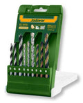 Set 9 Punte Assortite per Trapano – Legno, Metallo e Muratura