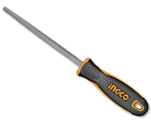 Lima triangolare per acciaio INGCO 200mm – Acciaio T12, alta precisione