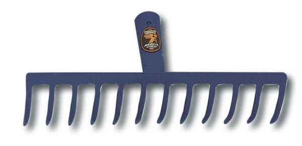 Rastrello da giardino 14 denti senza manico in acciaio