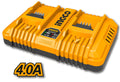 Caricabatterie Rapido Doppio INGCO P20S 4Ah 20V – Ricarica Due Batterie