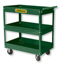 Carrello Portautensili in Acciaio con Ruote – 3 Ripiani 719x365x663 mm