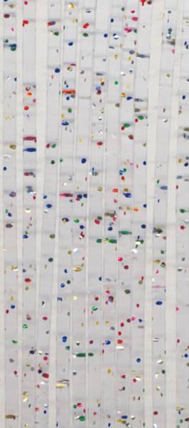 Tenda spaghetto glitter in PVC decorativa per interni