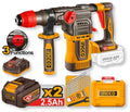Tassellatore/Demolitore a Batteria 42V SDS Plus 4,5J - 2 Batterie 2.5Ah