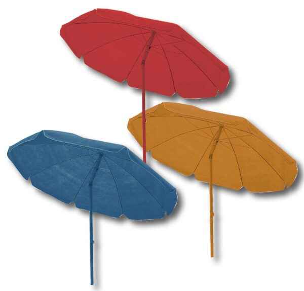 Ombrellone Mare Ø 180 cm - Palo Acciaio, Telo TNT, Borsa PVC