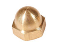 Dadi ciechi ottone M5 Ch.8x8 – Confezione 250 pz in scatola, massicci