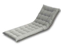 Cuscino per Lettino 186x62 cm - Cotone Trapuntato, Grigio