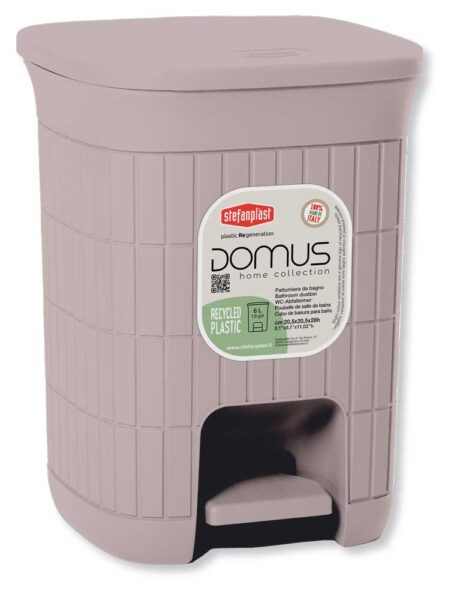 Pattumiera Bagno Domus 6L Design Moderno e Funzionale