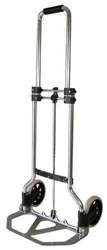 Carrello Pieghevole in Alluminio – 37x38x96 cm Aperto / 5x38x68 cm Chiuso