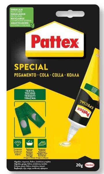 Pattex Special Tessuti 20 g adesivo per stoffa trasparente