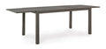 Tavolo Allungabile in Alluminio Hilde 200-300x100 cm – Colore Coffee