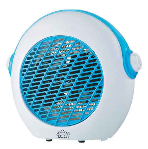 Termoventilatore 2000W con termostato, 2 livelli potenza, compatto e sicuro