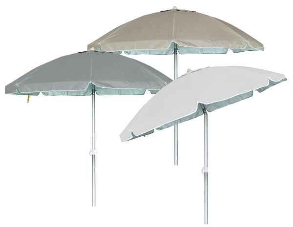 Ombrellone Mare Ø 200 cm - Palo Alluminio, Antivento, Protezione UV