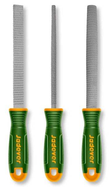 Set 3 Lime per Legno 200 mm in Acciaio al Carbonio