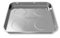 Vassoio Magnetico Porta Oggetti 270 × 290 mm – Acciaio Inossidabile con Base in Gomma