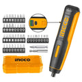 Cacciavite a batteria 4V Ingco, 4 Nm, USB, con accessori e valigetta