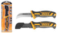Coltello spelafili INGCO 200mm – Lama curva in acciaio inox, impugnatura protetta