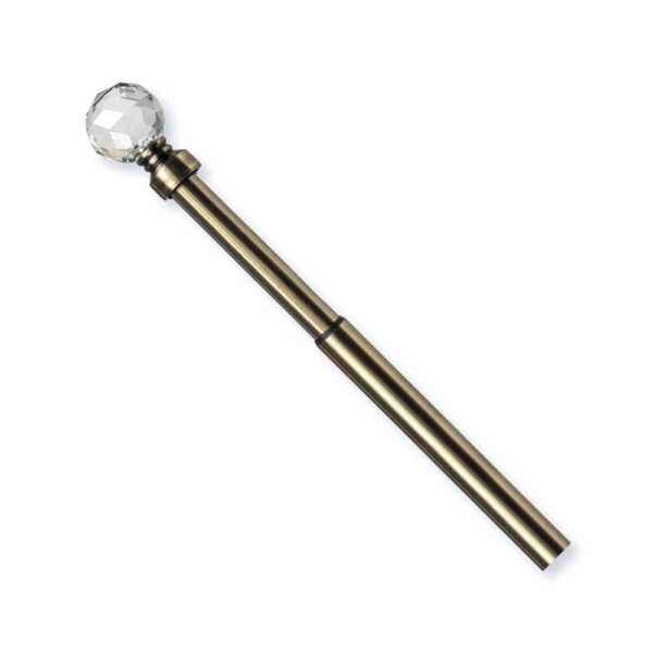 Bastone per Tende in Acciaio Estensibile 120-210cm Luce
