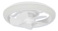 Ventilatore Soffitto 40 cm LED RGB 2700 lm 6 Velocità Telecomando