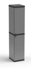 Armadio in resina alto con 3 ripiani regolabili 34×39,5×168 cm