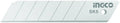 Set 10 lame a spezzare 18x100mm INGCO – Scatola in plastica, alta resistenza
