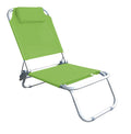 Spiaggina Reclinabile Ten - Alluminio, Textilene, Verde