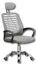 Poltrona Ufficio Mouse - Ergonomica, Schienale Traspirante, Grigio