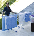 Stendibiancheria Estensibile Gimi Duo con Ruote – 2 Metri – cm 105-209