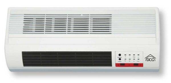 Termoconvettore Ceramico da Parete 2000W con Timer e Telecomando