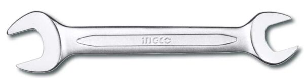 Chiave Fissa Doppia 25x28mm Ingco, CRV, Finitura Cromata, 266mm