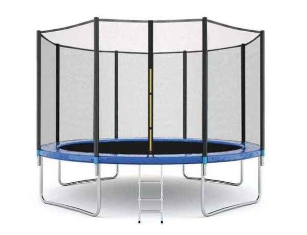 Trampolino Elastico 3,06 Metri - Rete di Protezione, Struttura Acciaio