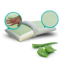 Cuscino Memory Aloe – Inserto Aloe, Fodera 3D, Singolo o Coppia | AROMATIZZATO ALOE